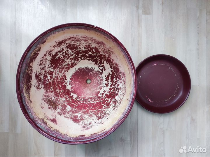 Цветочный горшок керамика малахит