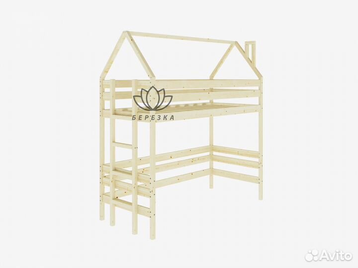 Кровать чердак из дерева