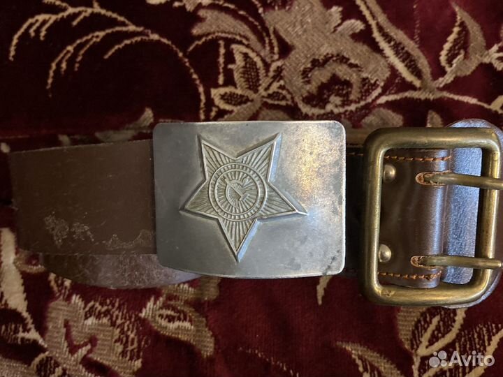 Ремень СССР солдатский новый, атрибутика