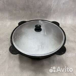 Казан чугунный 10л новый