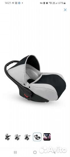 Коляска camarelo 3 в 1