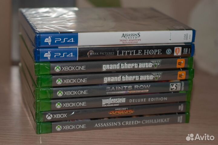 Диски PS4 и Xbox One