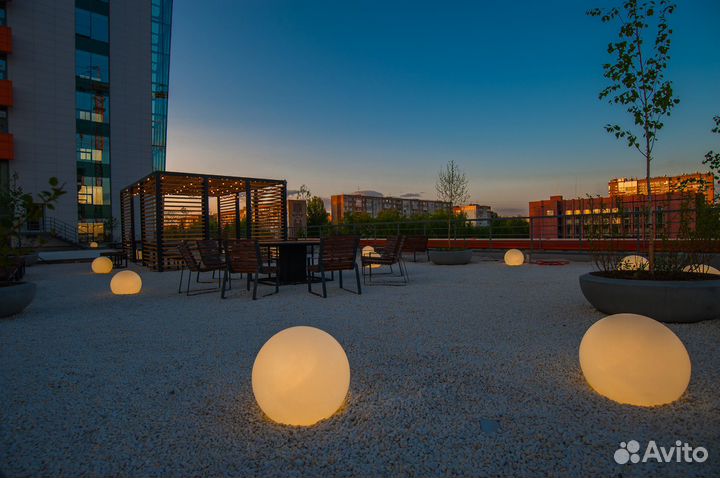 Аренда террасы в бц Парус, 200 м²