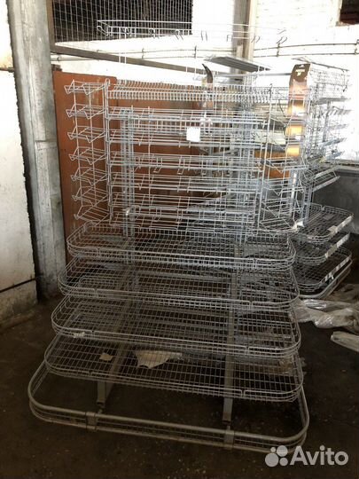 Прикассовый стеллаж трехсторонний Б/У Арт. 1137