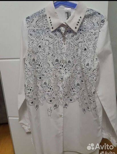 Блузка белая для девочек
