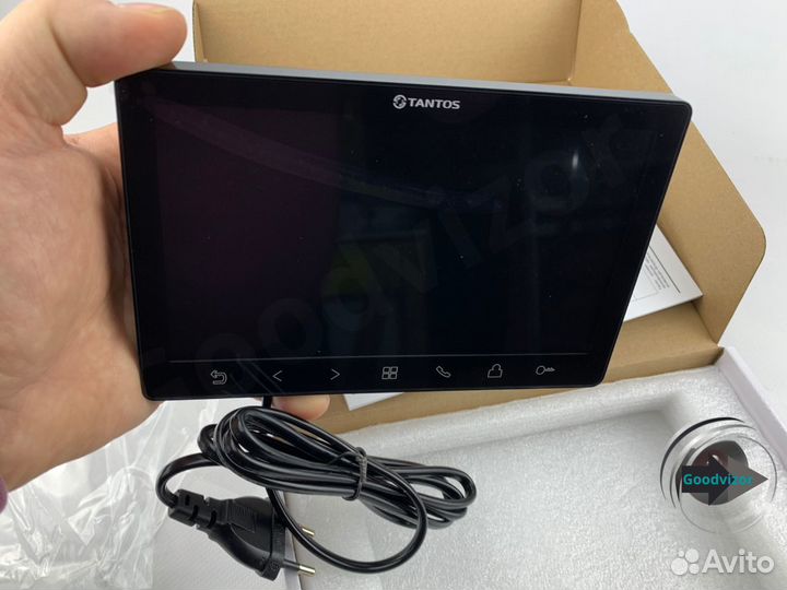 Видеодомофон Tantos Amelie Slim (Black) HD SE