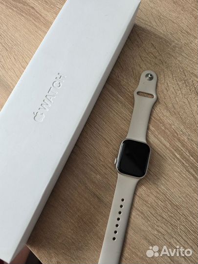 Часы apple watch 8 41 mm starlight