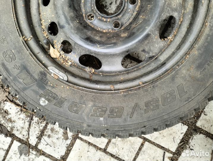 Колесо R15 в сборе зимнее с Opel Omega B