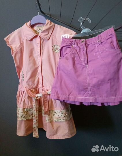 Пакет вещей 110- 116 см на девочку