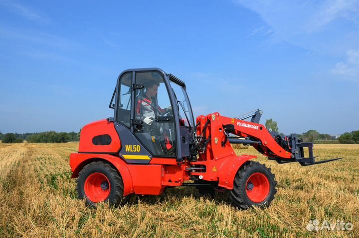 Мини-погрузчик Polar Badger WL50A, 2023