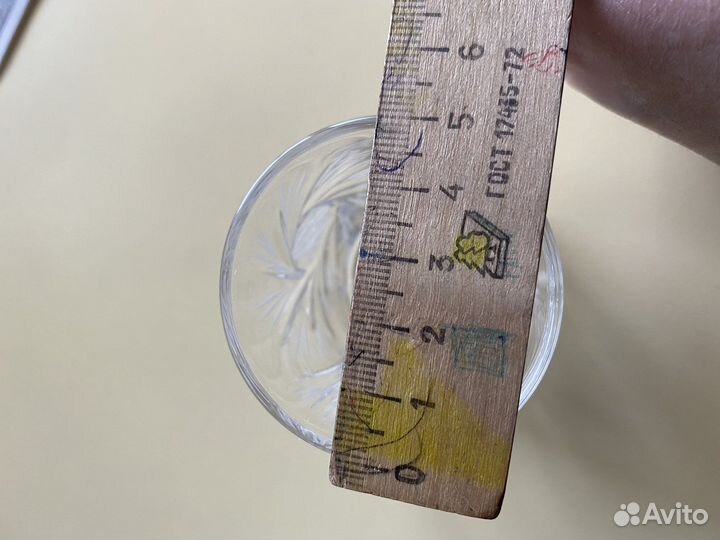 Новые хрустальные стопки