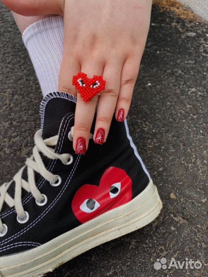 Кольцо из бисера