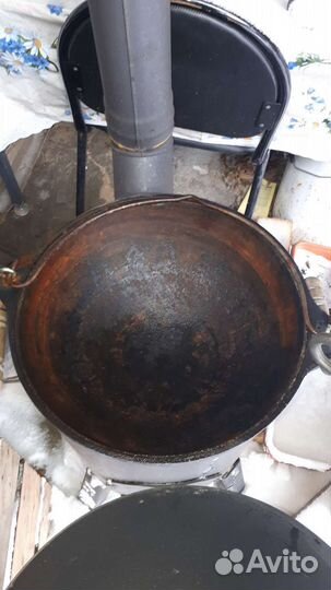 Печь с казаном