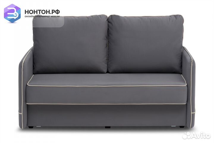 Диван еврокнижка Энерджи темно-серый