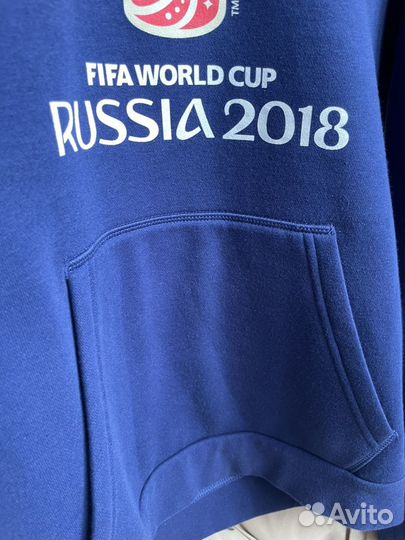 Худи мужское с флисом adidas fifa2018 оригинал