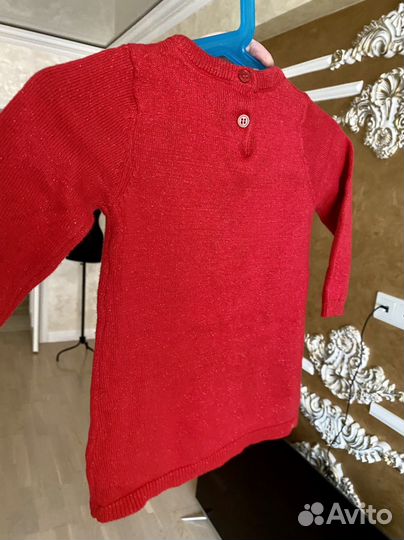 Джемпер для девочки 6-9 месяцев