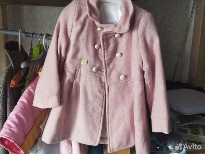 Пальто для девочки 86 92