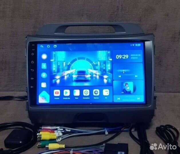 Магнитола 2 din Андроид KIA Sportage 9