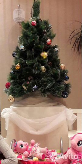 Ёлка с блёстками 140 см