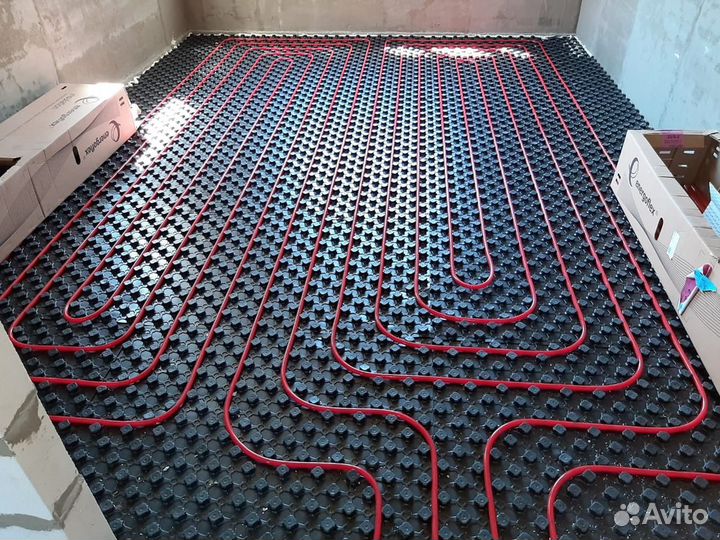 Отопление Монтаж теплых полов Монтаж отопления