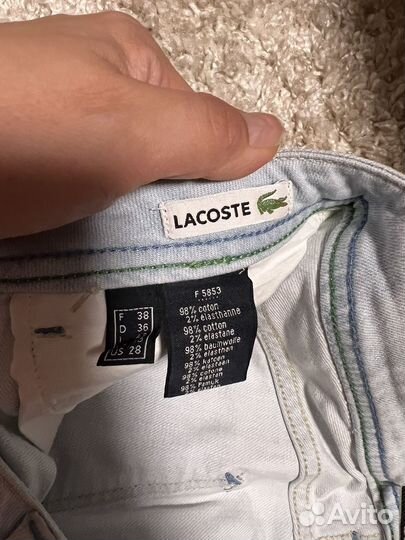 Джинсы lacoste