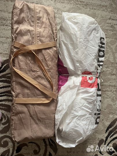 Кроватка манеж, горшок baby ton, топпер, матрас