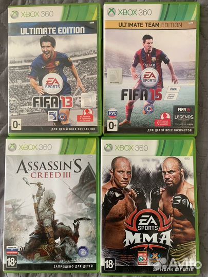 Диски на xbox 360