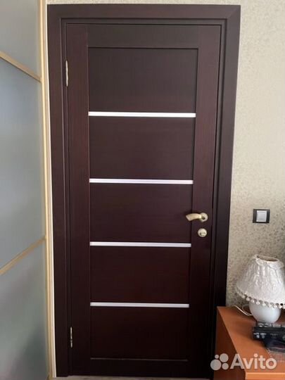 Двери межком. с коробкой, налич., ручками, 80 см