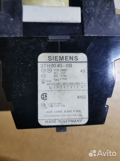 Контактор Siemens 3TN8040-0B