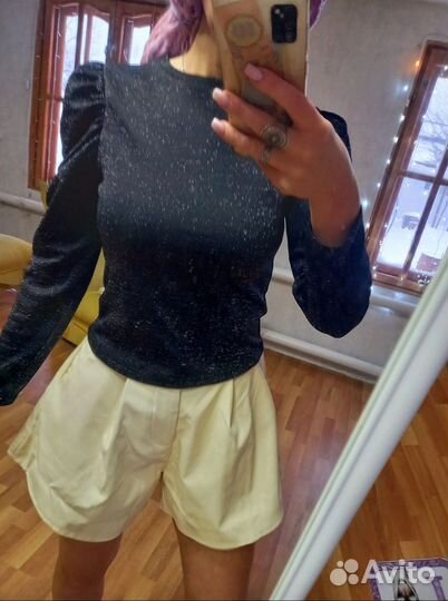 Блестящий топ