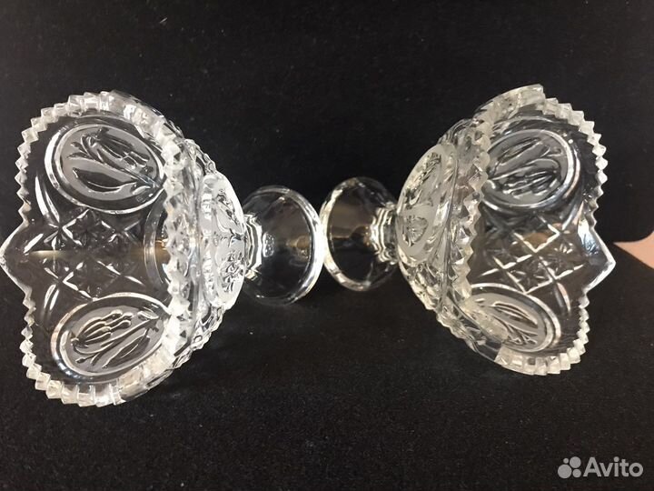 Креманка на ножке хрусталь