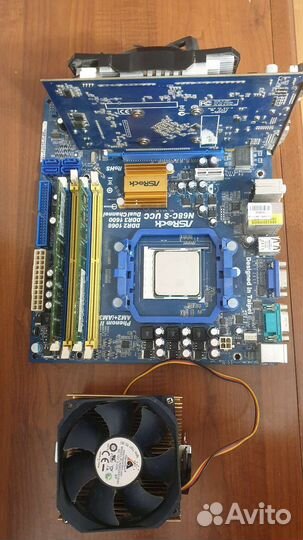 Сборка asrock n68c; manli 9600gt;athlon ll;4gb ram