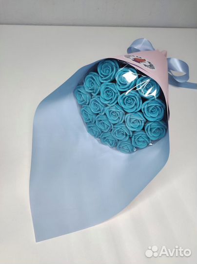 Шоколадные Розы - 19 шт в Букете