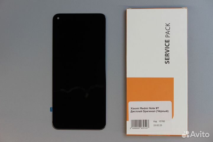 Xiaomi Redmi Note 9T Дисплей Оригинал (Чёрный)