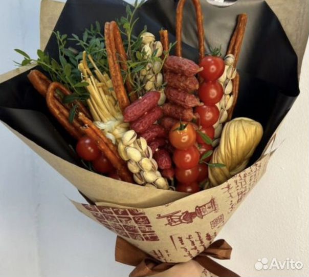 Сьедобные букеты мужские и женские