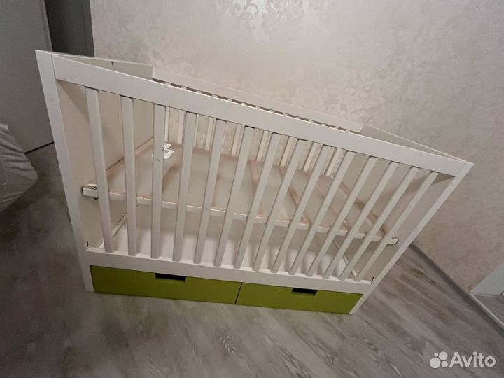 Детская кровать IKEA с матрасом