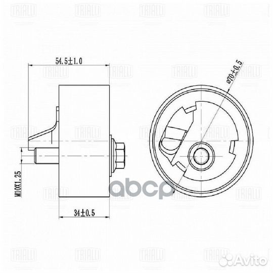 Ролик грм Subaru Forester SF (97) /Impreza (92