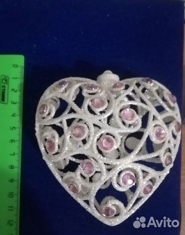 Сувенир.Любящее сердце.Стразы.Большое