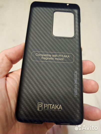 Чехол карбоновый samsung galaxy s20 ultra pitaka