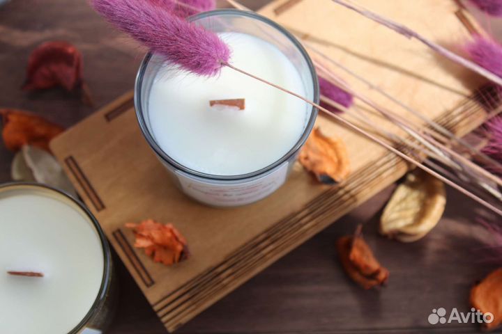 Ароматическая свеча ручной работы