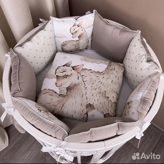 Кроватка 8в1 с текстилем и не только