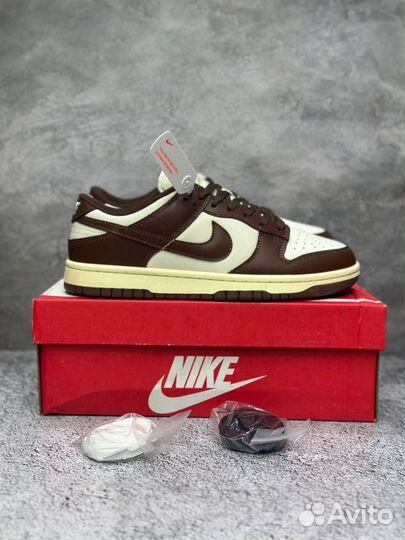 Кроссовки Nike Sb Dunk коричневые арт:300