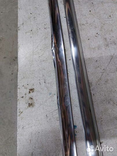 Накладка порога хром rover 75