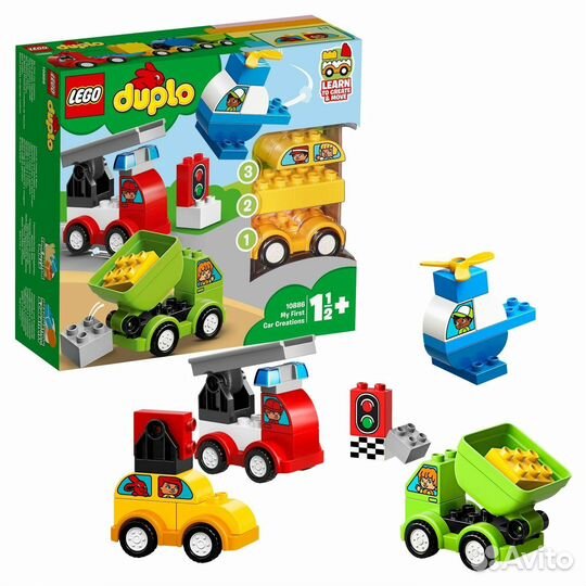 Набор Lego duplo Мои первые машинки 1.5+