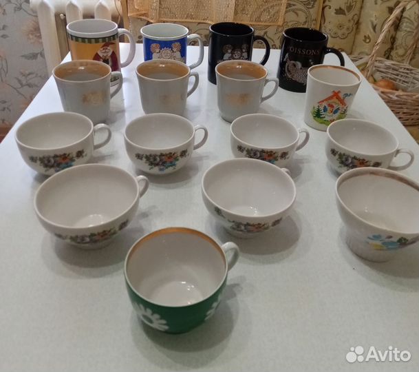 Кружки, чашки разные