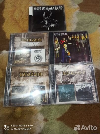 Cd диски. Black metal