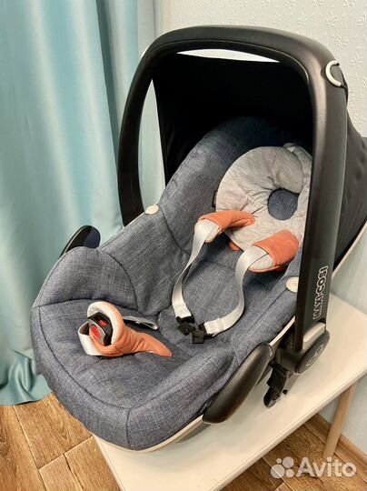 Автокресло 0+ maxi-cosi pebble divine denim