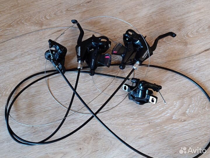 Дисковые тормоза с шифтерами для велосипеда