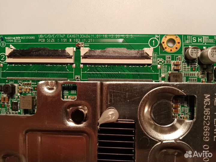 LG 55UJ670V.плата материнская