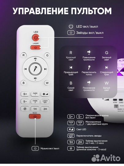 Ночник колонка